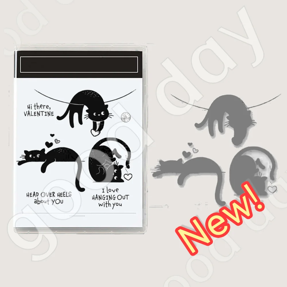 New Cute Kitten Cutting Dies Stamps Scrapbook Diary Decoration Embossing Template DIY Greeting Card Handmade 2023 Hot Sale
New Cute Kitten Cutting Dies Stamps Scrapbook Diary Decoration Embossing Template DIY Greeting Card Handmade 2023 Hot Sale