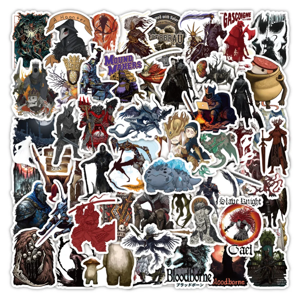 10/50pcs Cartoon Anime DARK SOULS Stickers For Car Laptop Phone Stationery Decor Vinyl Decals Waterproof Sticker Kids Toys Gifts
10/50pcs Cartoon Anime DARK SOULS Stickers For Car Laptop Phone Stationery Decor Vinyl Decals Waterproof Sticker Kids Toys Gifts