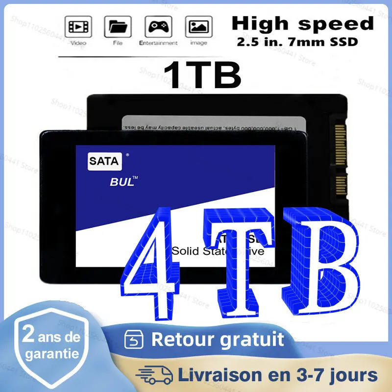 2023 New Ssd 4TB 2tb 1tb 500gb Hard Drive Disk Sata3 2.5 Inch Ssd Tlc 500mb/S Internal Solid State Drives For Laptop And Desktop
2023 New Ssd 4TB 2tb 1tb 500gb Hard Drive Disk Sata3 2.5 Inch Ssd Tlc 500mb/S Internal Solid State Drives For Laptop And Desktop