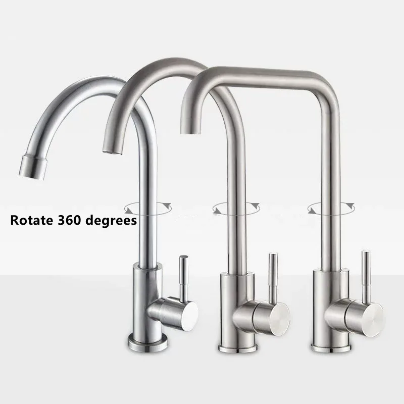 Basin Faucet Bathroom 304 Stainless Steel Kitchen Sink faucets For Bar Laundry Utility Sink Single Handle Faucet Home Accessori
Basin Faucet Bathroom 304 Stainless Steel Kitchen Sink faucets For Bar Laundry Utility Sink Single Handle Faucet Home Accessori