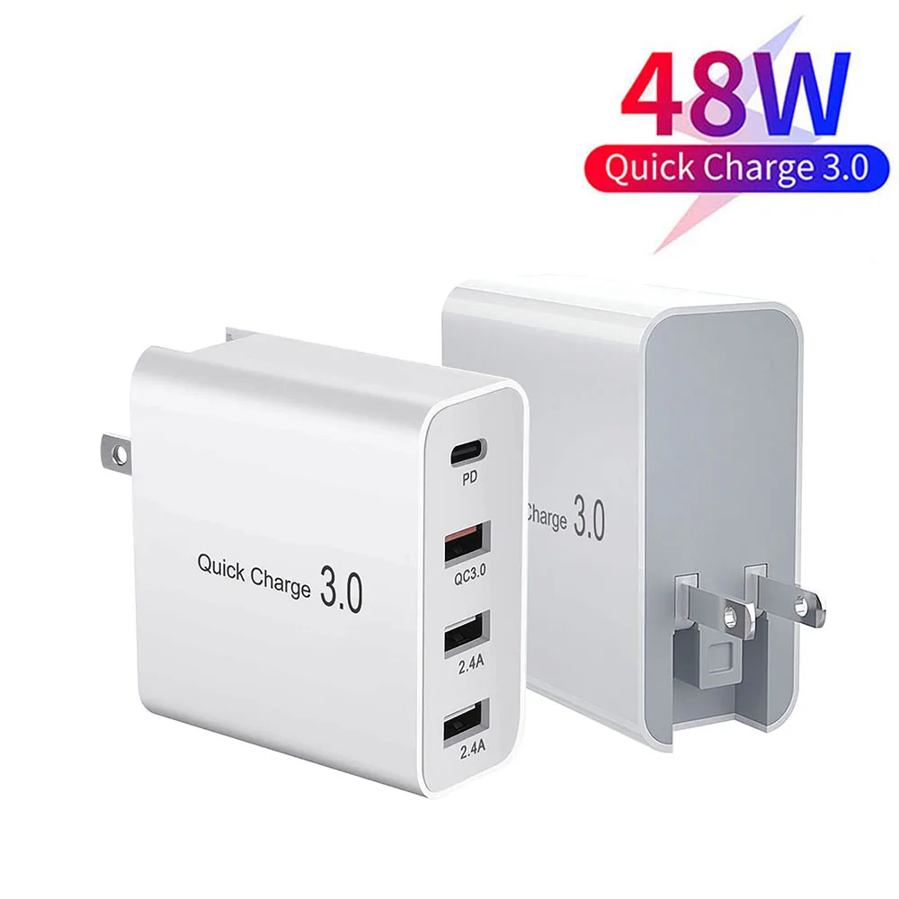 Fast Charger 48W USB Type C PD Charger with Quick Charge 4.0 3.0 Portable USB Phone Charger For Tablet Smartphone Fast Charge
Fast Charger 48W USB Type C PD Charger with Quick Charge 4.0 3.0 Portable USB Phone Charger For Tablet Smartphone Fast Charge