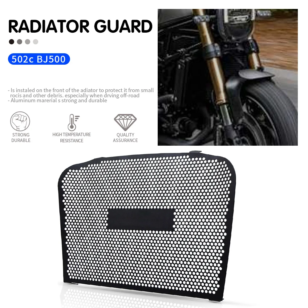 For benelli 502c bj500 Motorcycle Accessories High Quality Aluminum Radiator Guard Protector Grille Grill Cover 502C BJ 500
For benelli 502c bj500 Motorcycle Accessories High Quality Aluminum Radiator Guard Protector Grille Grill Cover 502C BJ 500