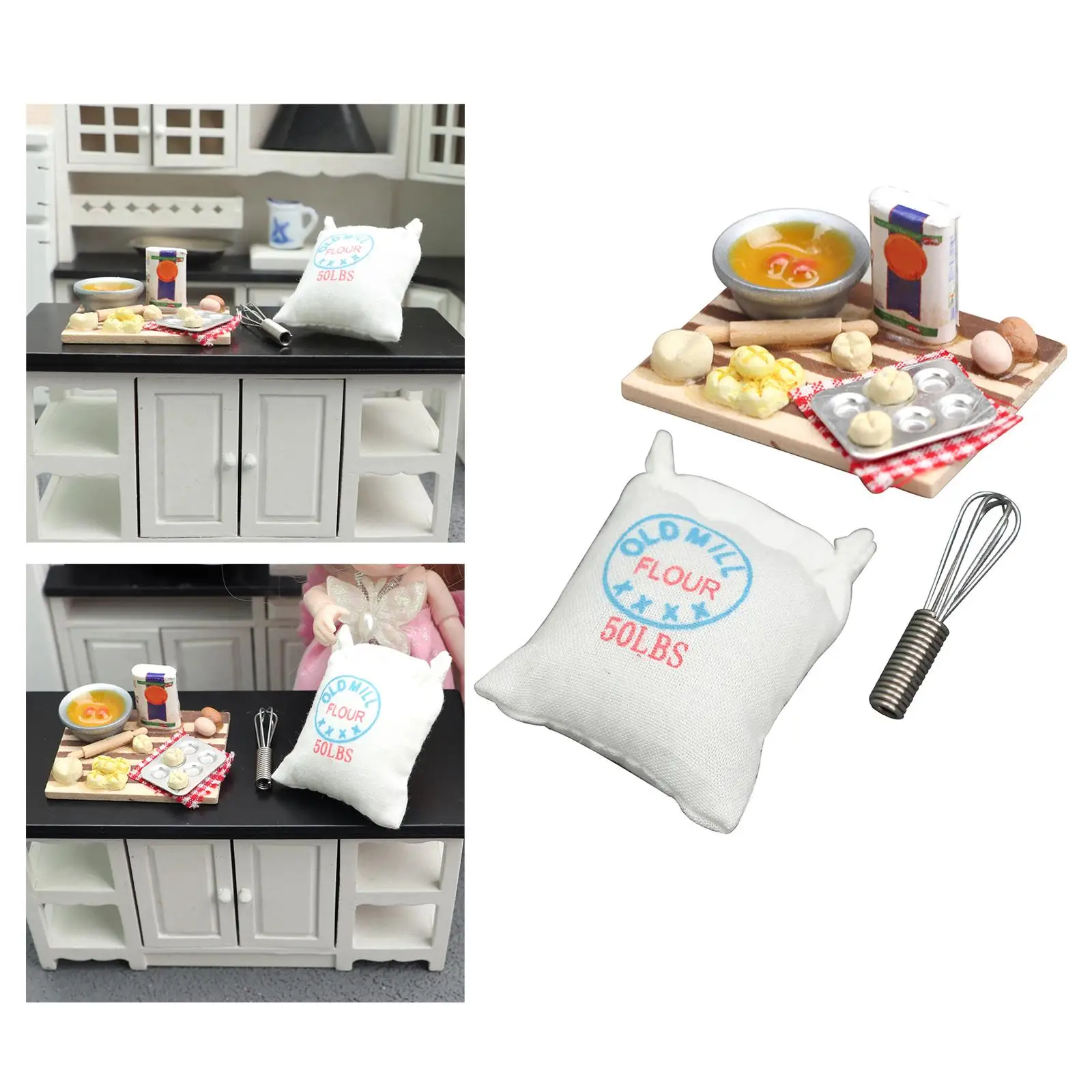Dollhouse Decoration Accessories, Miniature Bread Baking Set 1:12 Doll House Cute Food
Dollhouse Decoration Accessories, Miniature Bread Baking Set 1:12 Doll House Cute Food