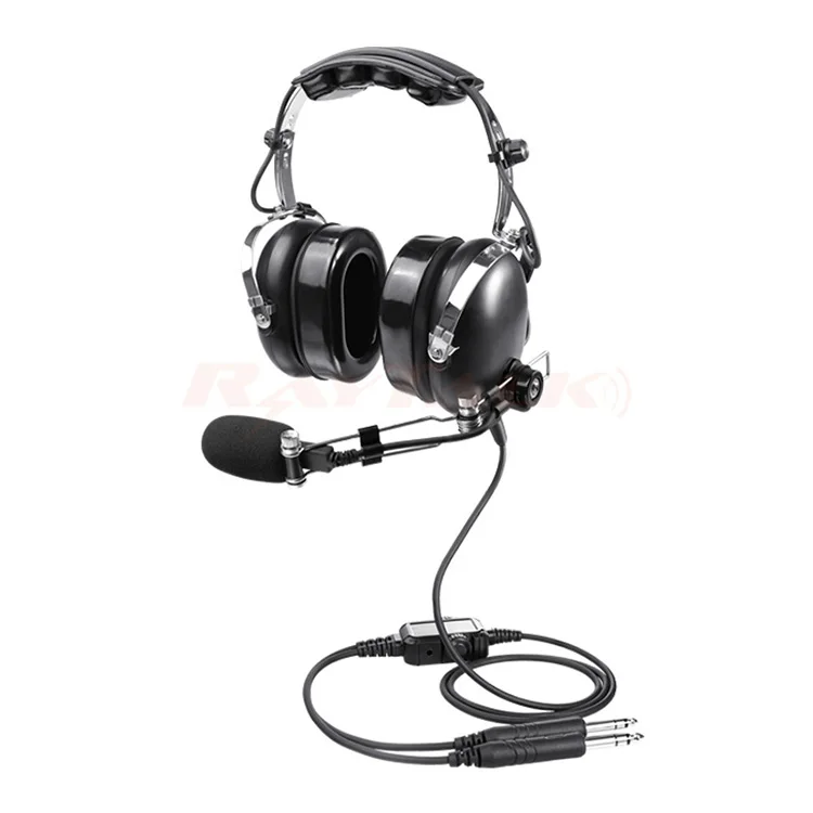 RayTalk PH-100 PNR aviation pilot headphones aircraft headset with Adjustable Metal Arm and noise cancelling Electret Mic
RayTalk PH-100 PNR aviation pilot headphones aircraft headset with Adjustable Metal Arm and noise cancelling Electret Mic