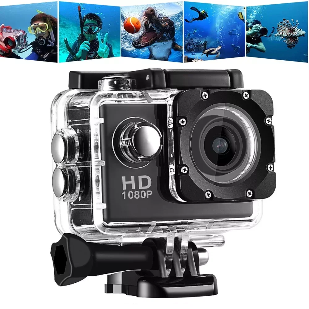 Outdoor Action Camera Underwater Mini Sport Cameras 30M Waterproof 2.0Inch Screen Helmet DV Video Recording With Cam Accessories
Outdoor Action Camera Underwater Mini Sport Cameras 30M Waterproof 2.0Inch Screen Helmet DV Video Recording With Cam Accessories