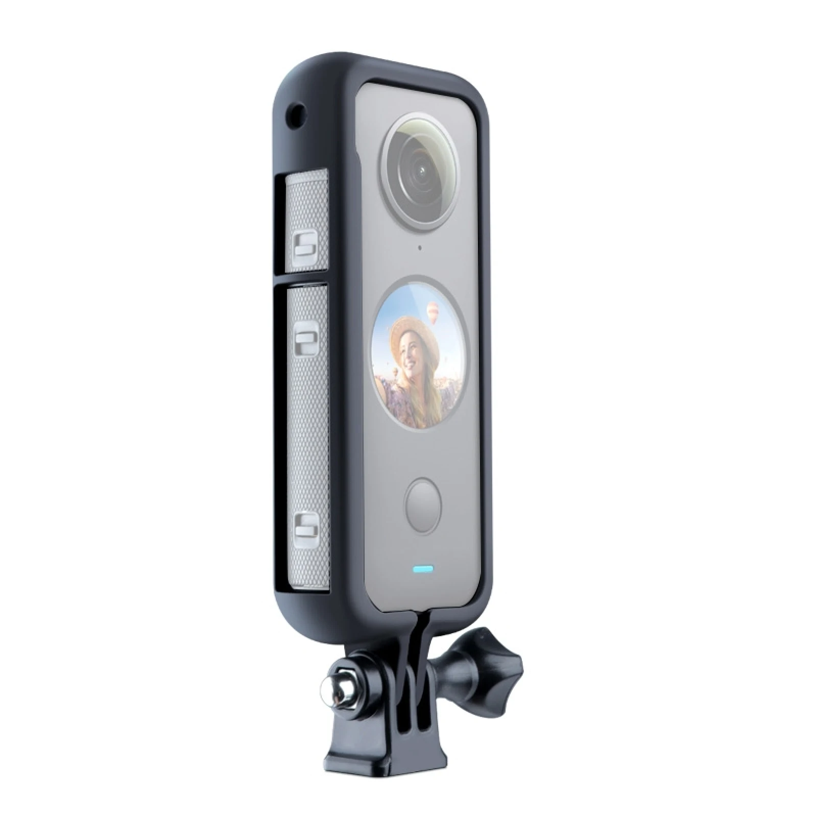 Protective Frame Mount Cage with Tripod Base Adapter for Insta360 Onessss4
Protective Frame Mount Cage with Tripod Base Adapter for Insta360 Onessss4