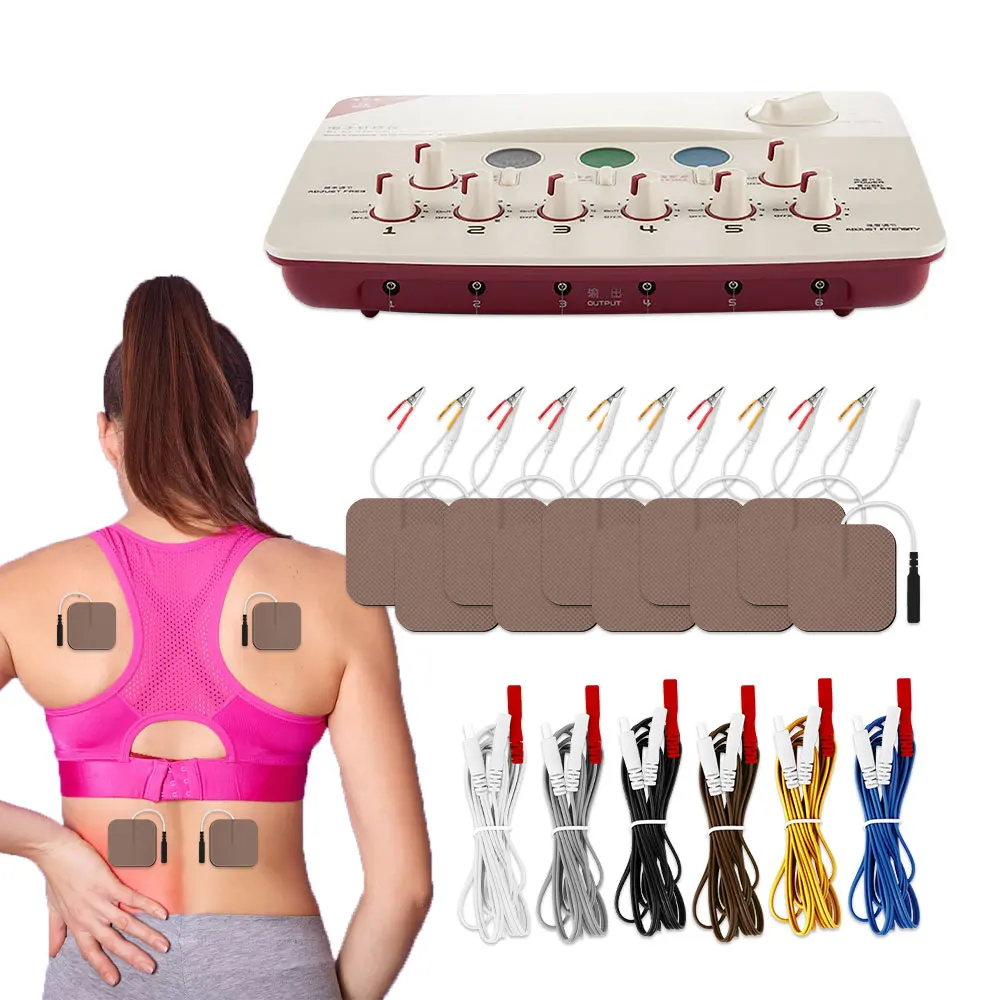 Electric Body Massager 6 Output Channel Physiotherapy TENS Muscle Stimulator Relax Electroacupuncture Patch Massage Machine
Electric Body Massager 6 Output Channel Physiotherapy TENS Muscle Stimulator Relax Electroacupuncture Patch Massage Machine