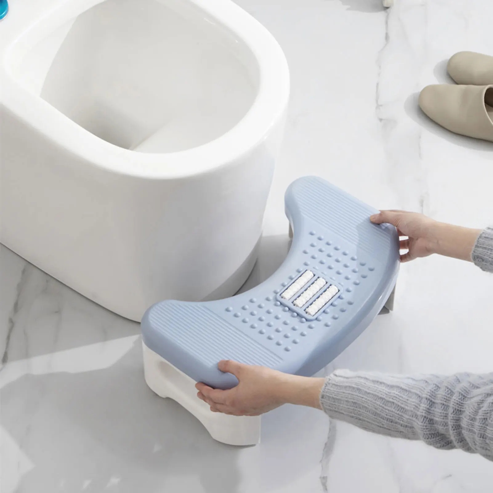 Foldable Toilet Stool Bathroom Footstool for Children Portable Anti-Slip Massage Poop Stool for Adults Toilets Footstools
Foldable Toilet Stool Bathroom Footstool for Children Portable Anti-Slip Massage Poop Stool for Adults Toilets Footstools