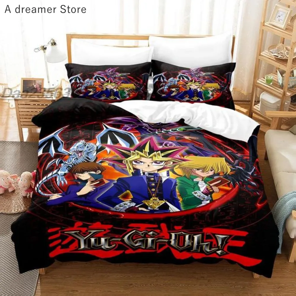 3D Anime Yu Gi Oh Bedding Set Kids Cartoon Bed Linen Queen Double Duvet Cover 2/3 Pcs Soft Microfiber Bed Cover NO Sheet
3D Anime Yu Gi Oh Bedding Set Kids Cartoon Bed Linen Queen Double Duvet Cover 2/3 Pcs Soft Microfiber Bed Cover NO Sheet