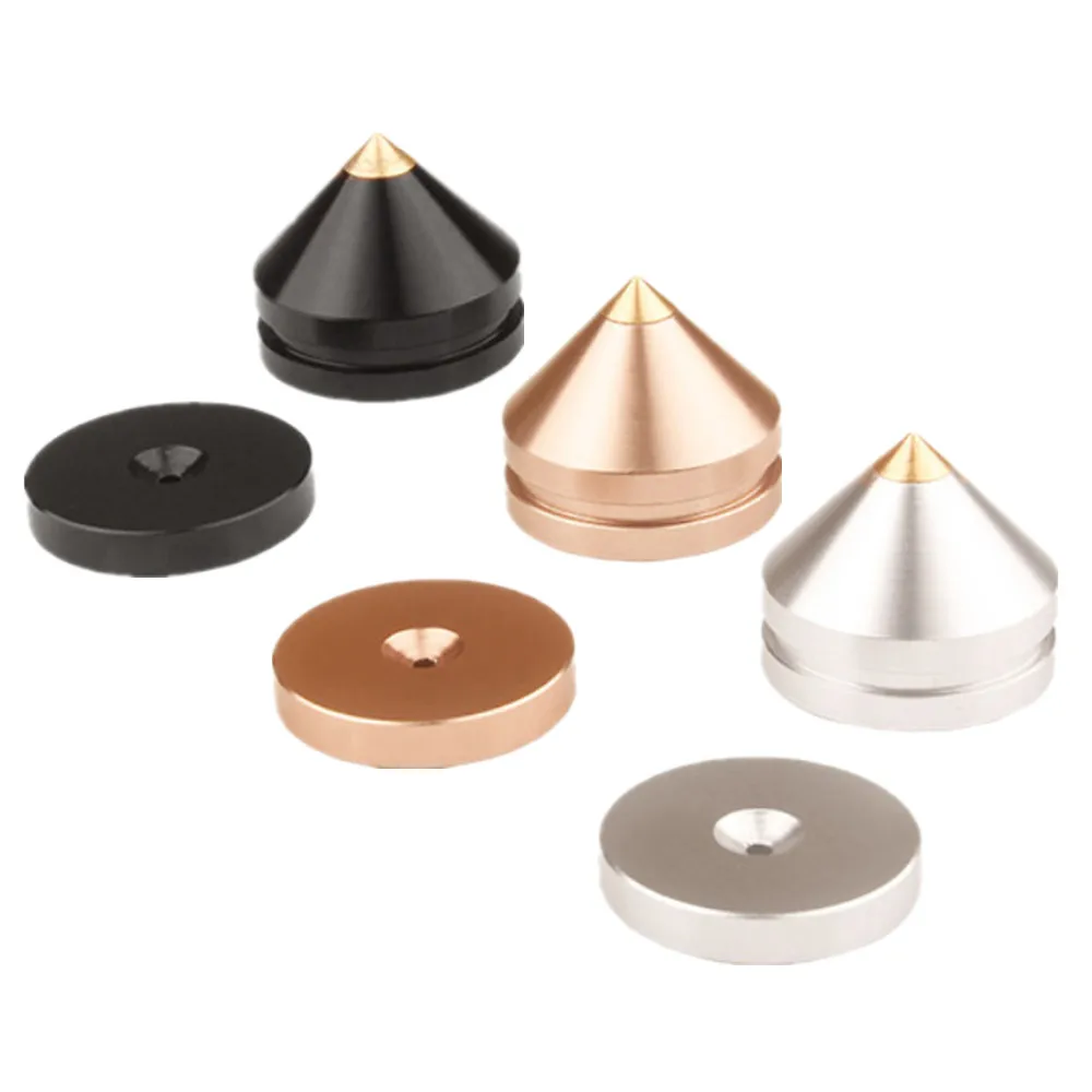 Speaker Spikes Cone Floor Foot Nail Aluminum Alloy Audio DAC CD Cabinet Power Amplifier Computer Subwoofer Tripod Speaker Stands 
Speaker Spikes Cone Floor Foot Nail Aluminum Alloy Audio DAC CD Cabinet Power Amplifier Computer Subwoofer Tripod Speaker Stands