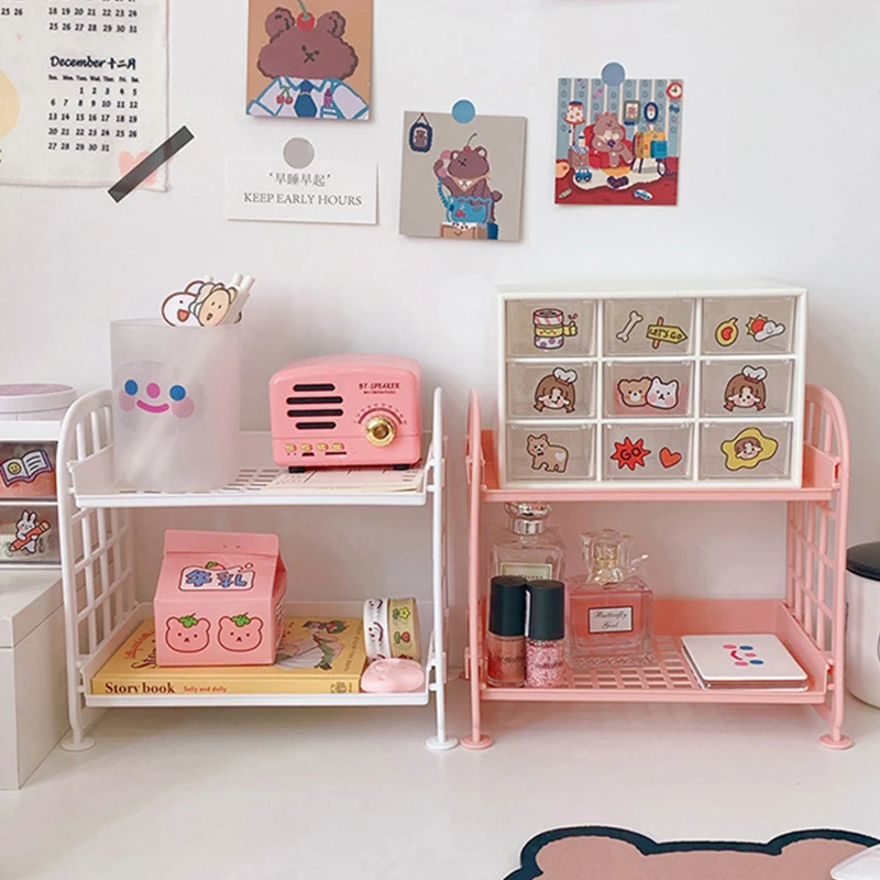 Korean Cute 2 Layer Cosmetic Brush Pencil Storage Rack Simple Desktop Stationery Organizer Rack Simple DIY Folding Handmade Rack
Korean Cute 2 Layer Cosmetic Brush Pencil Storage Rack Simple Desktop Stationery Organizer Rack Simple DIY Folding Handmade Rack