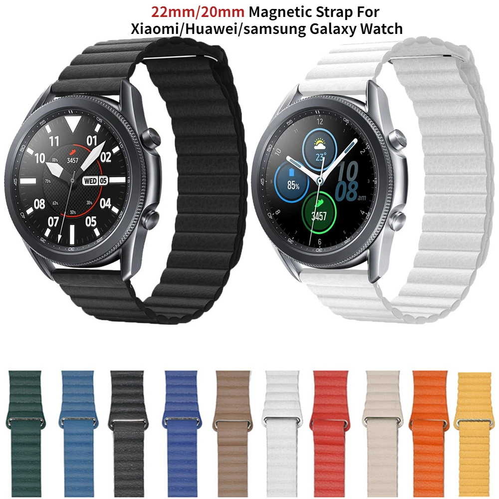 Magnetic leather Bracelet For Xiaomi Watch S2 S1 active Strap Watchband For Huawei Watch GT 3 GT2 pro GT 2e Correa Sport strap
Magnetic leather Bracelet For Xiaomi Watch S2 S1 active Strap Watchband For Huawei Watch GT 3 GT2 pro GT 2e Correa Sport strap