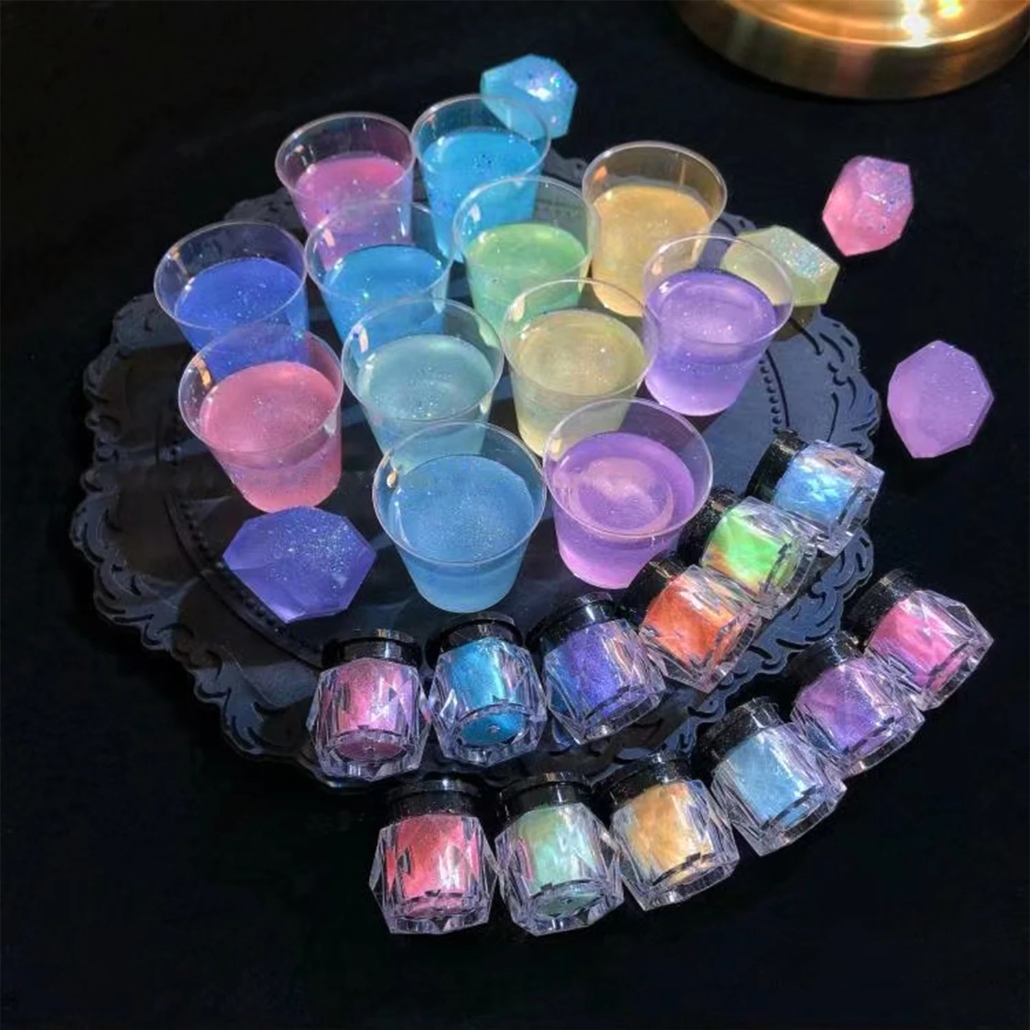 

Flash Glitter Resin Filling Epoxy Resin Fillers Silicone Mold Fillings DIY Crafts Nail Art Decorations Shiny Mermaid Sequins