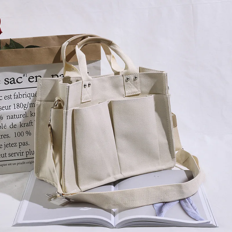 Solid Color Canvas Casual Handbag Crossbody Bags for Women Fashion Shopper Simple Shoulder Bag Ladies Totes Messenger Bag Bolsas
Solid Color Canvas Casual Handbag Crossbody Bags for Women Fashion Shopper Simple Shoulder Bag Ladies Totes Messenger Bag Bolsas