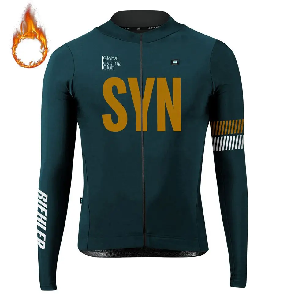Biehler SYN Team Pro Long Sleeve Cycling Jersey Men 2023 Winter Fleece thermo Bicycle Sports Clothing Warm Bike Wear
Biehler SYN Team Pro Long Sleeve Cycling Jersey Men 2023 Winter Fleece thermo Bicycle Sports Clothing Warm Bike Wear