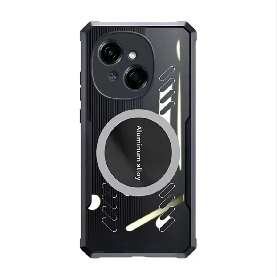 Чехол Rzants для Tecno Spark GO 1 30 Pro 30c с рассеиванием тепла магнитный чехол прозрачный