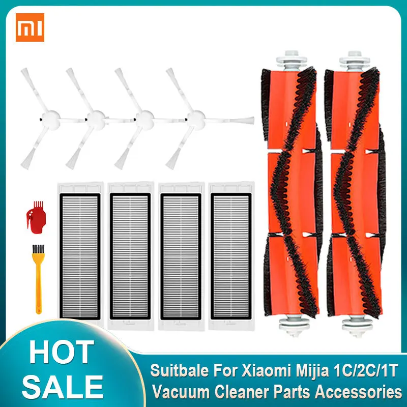 Набор запчастей для пылесоса Xiaomi 1C STYTJ01ZHM, основная и боковая щетки, насадка на швабру, фильтр НЕРА, сменные детали 
Набор запчастей для пылесоса Xiaomi 1C STYTJ01ZHM, основная и боковая щетки, насадка на швабру, фильтр НЕРА, сменные детали