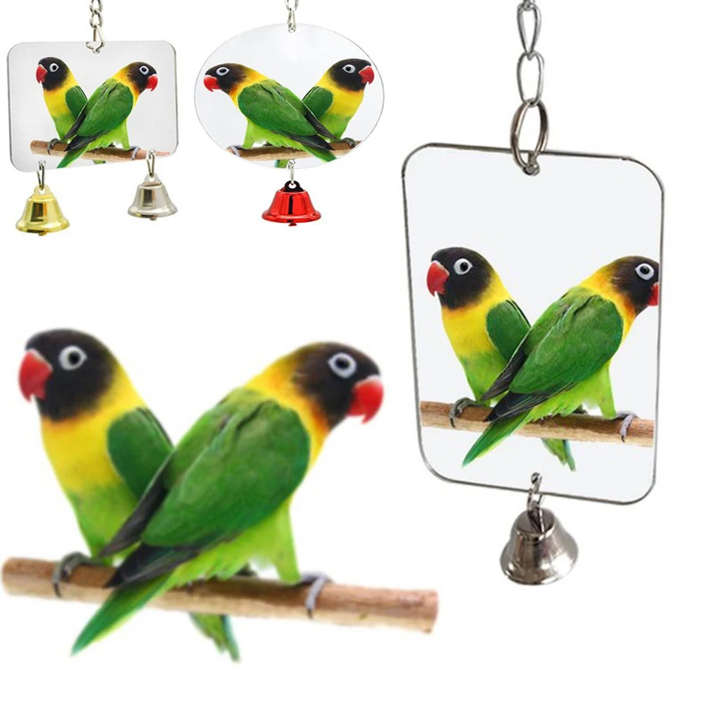 Pet Parrot Toy Drop Resistant Pet Parrot Bird Mirror Silver Acrylic Pet Toy Bird Nest Accessory
Pet Parrot Toy Drop Resistant Pet Parrot Bird Mirror Silver Acrylic Pet Toy Bird Nest Accessory