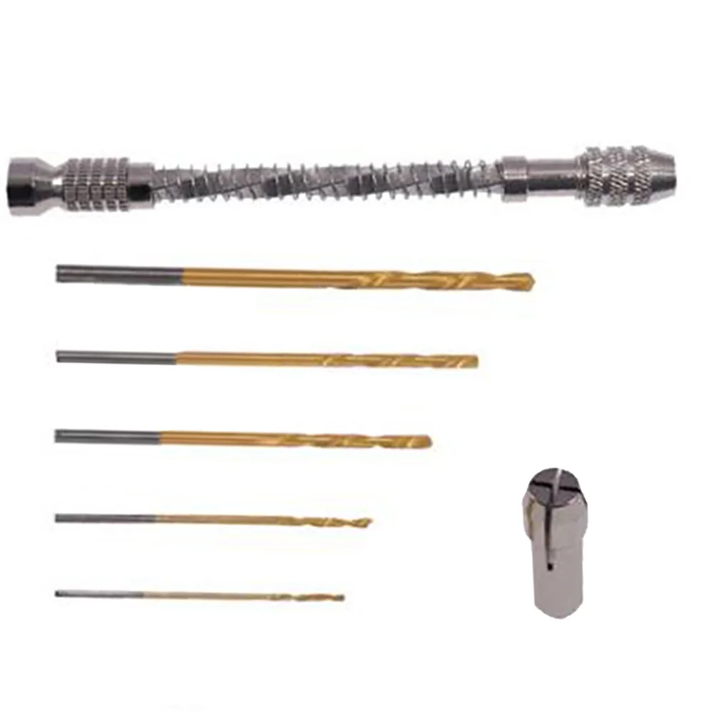 Semi-Automatic Hand Drill With 5 Drill Bit Set For Wood Plastic Walnut Rubber For Power Tools Accessories
Semi-Automatic Hand Drill With 5 Drill Bit Set For Wood Plastic Walnut Rubber For Power Tools Accessories