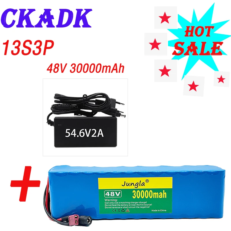 48V Lithium Ion Batterij 48V 30Ah 1000W 13S3P Lithium Ion Batterij Voor 54.6V E-fiets Elektrische Fiets Scooter Met Bms + Lader
48V Lithium Ion Batterij 48V 30Ah 1000W 13S3P Lithium Ion Batterij Voor 54.6V E-fiets Elektrische Fiets Scooter Met Bms + Lader