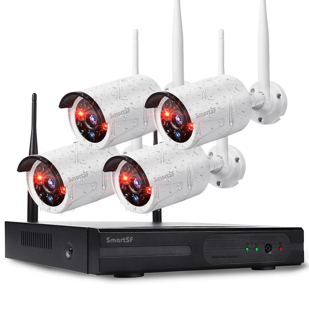 SmartSF 8CH Беспроводной CCTV Системы 1080P NVR 2MP IR-CUT наружной видеосъемки Регистраторы Камера IP безопасность Системы системы видеонаблюдения
SmartSF 8CH Беспроводной CCTV Системы 1080P NVR 2MP IR-CUT наружной видеосъемки Регистраторы Камера IP безопасность Системы системы видеонаблюдения