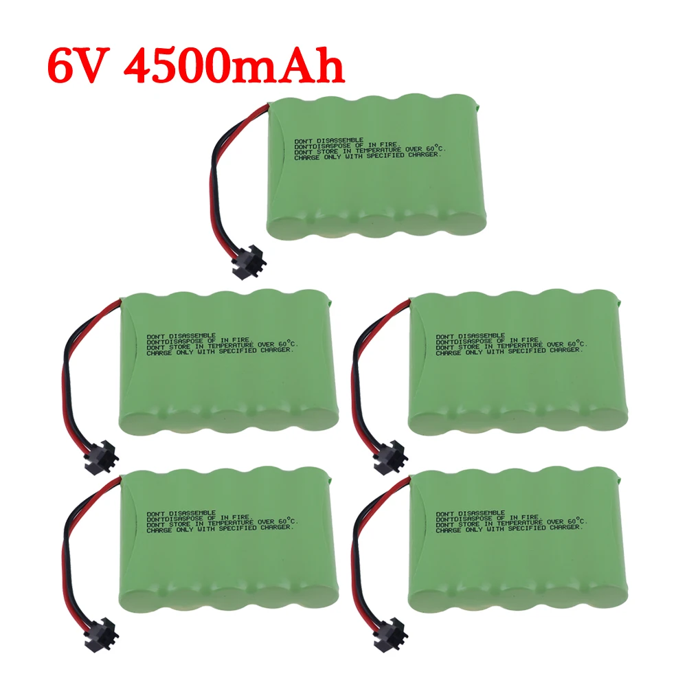 Upgrade 6v 4500mAh NiMH Battery For Rc Toys Cars Tank Truck Robots Gun Boats AA Ni-MH 6v Rechargeable Battery Pack 1Pcs to 10PCS
Upgrade 6v 4500mAh NiMH Battery For Rc Toys Cars Tank Truck Robots Gun Boats AA Ni-MH 6v Rechargeable Battery Pack 1Pcs to 10PCS