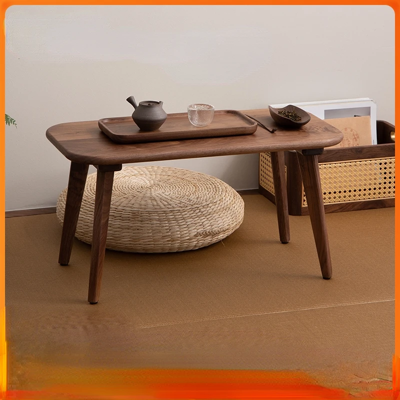 Japanese Type Multi Functional Bay Window Small Table Environmental Protection And Healthy Black Walnut Tatami Tea Table
Japanese Type Multi Functional Bay Window Small Table Environmental Protection And Healthy Black Walnut Tatami Tea Table