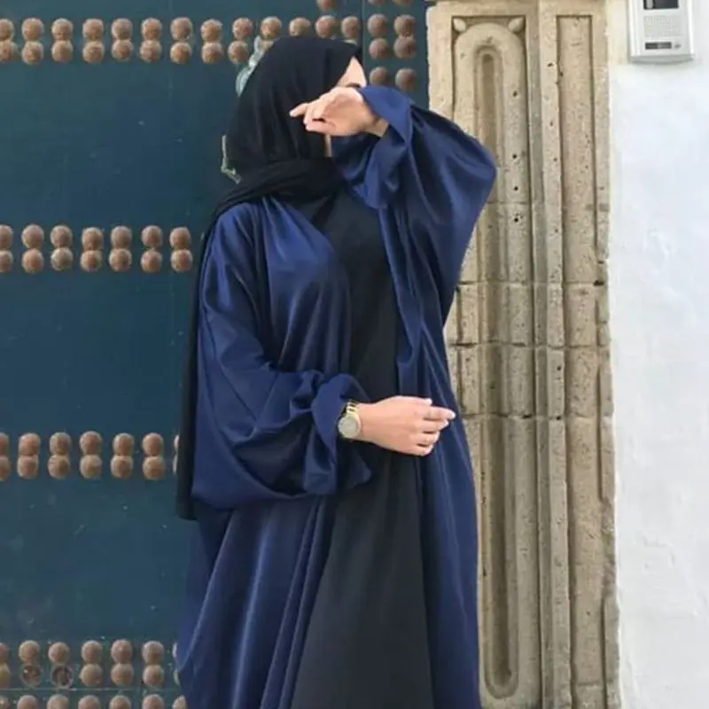 Ramadan Open Abaya Kimono Femme Muslim Satin Hijab Dress Abayas for Women Dubai Kaftan Robe Islam Elegant Modest Clothes
Ramadan Open Abaya Kimono Femme Muslim Satin Hijab Dress Abayas for Women Dubai Kaftan Robe Islam Elegant Modest Clothes