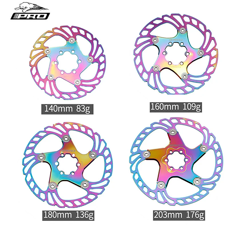 IIIPRO 6 Bolt Brake Disc Bikes Float Rotor Parts MTB Disc Brake Rotors Mountain Bike Rainbow Brake Rotor 140mm 160mm 180mm 203mm
IIIPRO 6 Bolt Brake Disc Bikes Float Rotor Parts MTB Disc Brake Rotors Mountain Bike Rainbow Brake Rotor 140mm 160mm 180mm 203mm