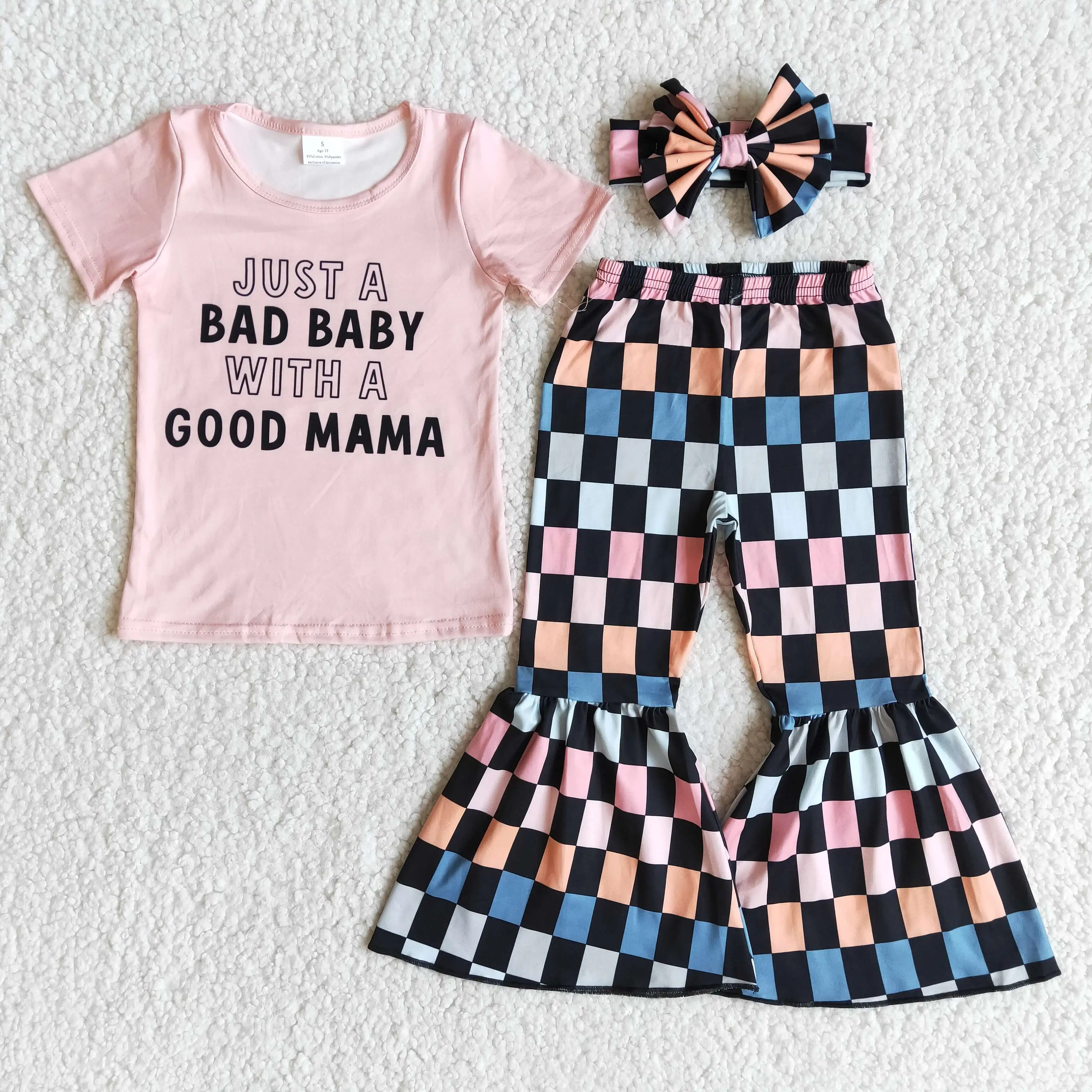 Boutique girl sets colorfui checkerboard pants cotton boutique outfits 3piece sets toddler girl summer clothes
Boutique girl sets colorfui checkerboard pants cotton boutique outfits 3piece sets toddler girl summer clothes