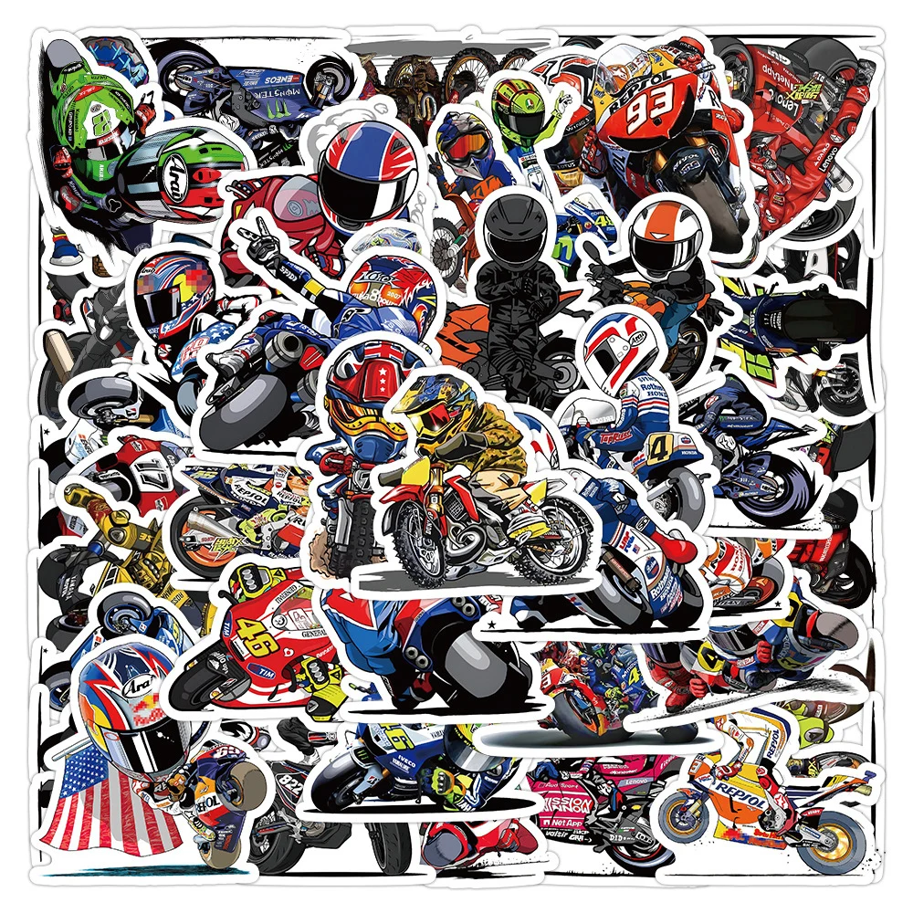 10/30/52pcs Cartoon Cool Motorcycle Styling Stickers for Skateboard Phone Wall Stationery Decoration Kids Toys Sticker Decals
10/30/52pcs Cartoon Cool Motorcycle Styling Stickers for Skateboard Phone Wall Stationery Decoration Kids Toys Sticker Decals