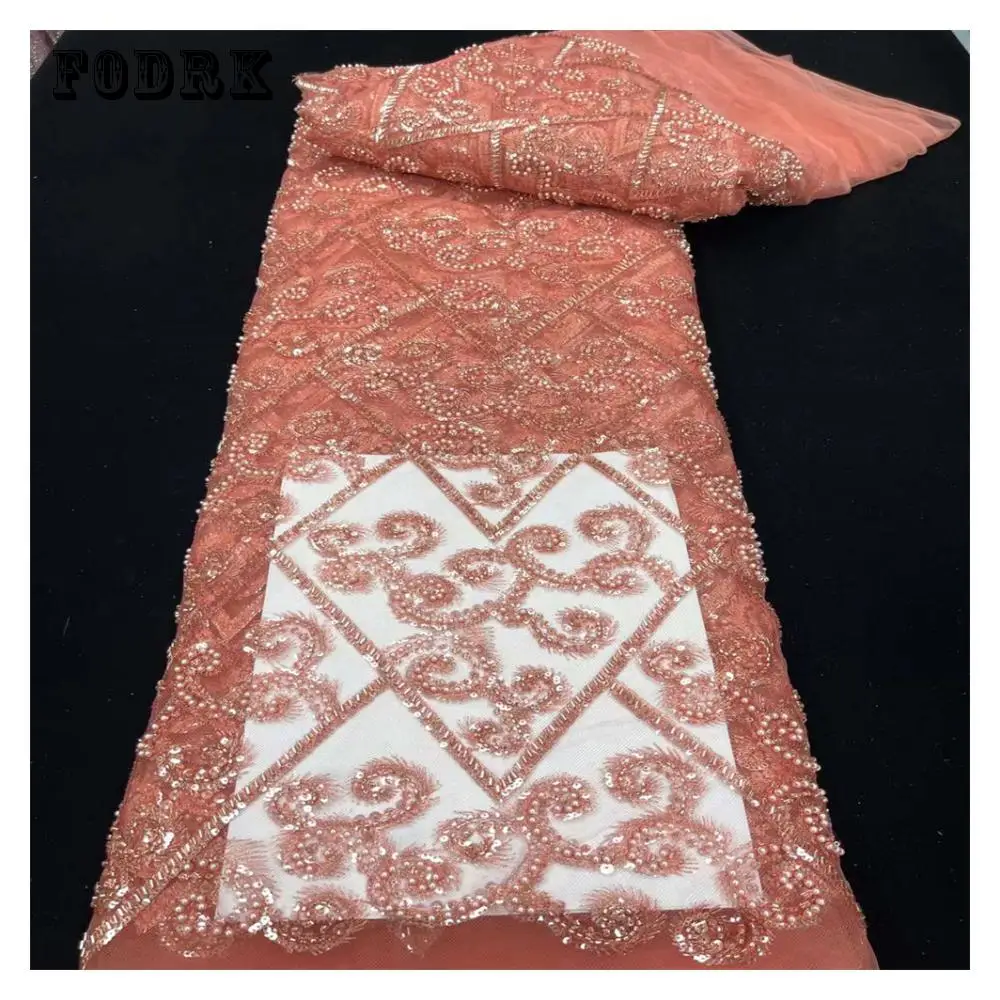 Luxury African Beaded Lace Fabric High Quality French Mesg Net Lace Fabric with Sequins Nigerian Mesh Lace for Sewin HS440
Luxury African Beaded Lace Fabric High Quality French Mesg Net Lace Fabric with Sequins Nigerian Mesh Lace for Sewin HS440