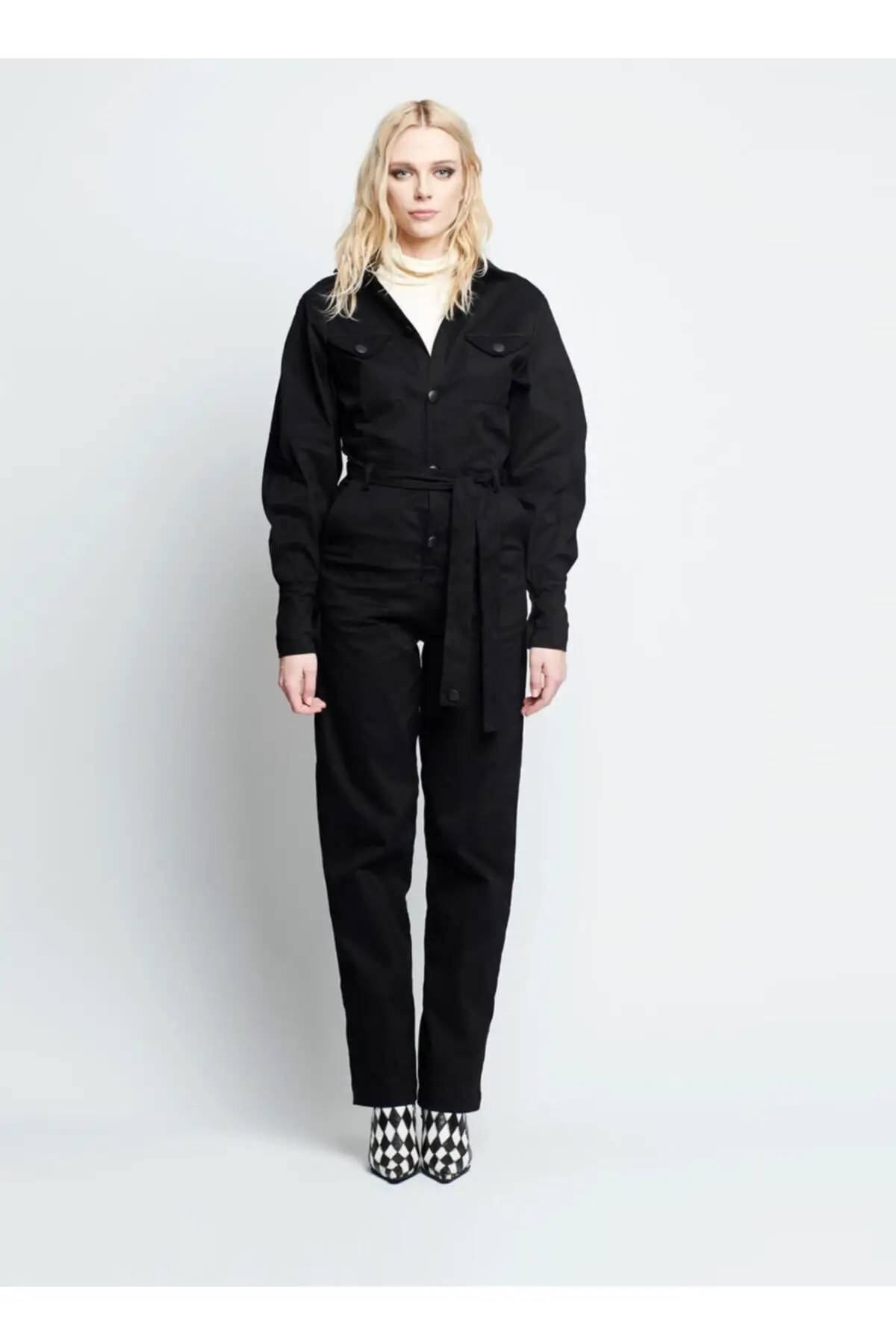 Women's Overalls Black Esther Jumpsuit Hot Style Quality Fabric Sleeveless Baggy Trousers Casual Jumpsuit
Women's Overalls Black Esther Jumpsuit Hot Style Quality Fabric Sleeveless Baggy Trousers Casual Jumpsuit