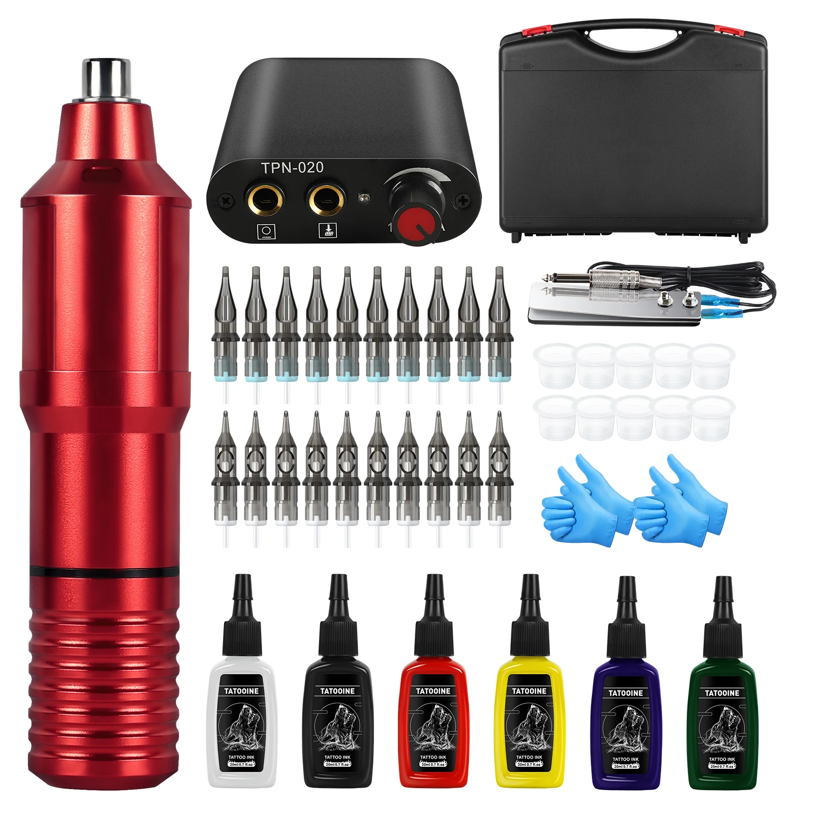 Tattoo Kit Tattoo Accessories Set Shading Machine Power Pedal Supply Black Pigment Tattoo Ink For Beginner Body Art Tools
Tattoo Kit Tattoo Accessories Set Shading Machine Power Pedal Supply Black Pigment Tattoo Ink For Beginner Body Art Tools