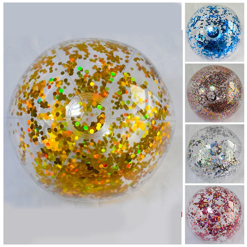 Inflatable Sequin Beach Ball Water Toy Home Family Kids Game Party Props Pool Glitter Ball Summer Outdoor Sport
Inflatable Sequin Beach Ball Water Toy Home Family Kids Game Party Props Pool Glitter Ball Summer Outdoor Sport