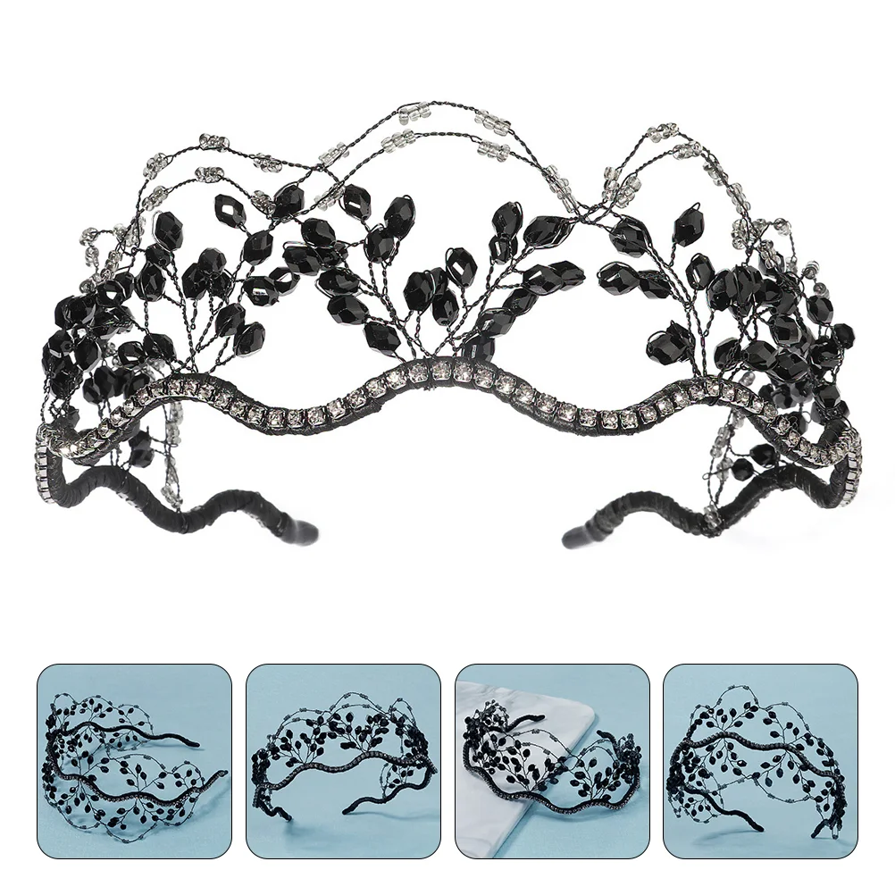 Headpiece Bride Hair Rhinestone Headwear European American Bead Hoop Rhinestones Headdress Women Headband
Headpiece Bride Hair Rhinestone Headwear European American Bead Hoop Rhinestones Headdress Women Headband