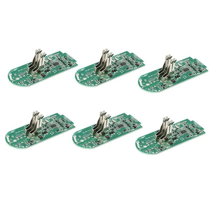 6Pcs 21.6V Li-Ion Battery Protection Board PCB Board Replacement For Dyson V8 Vacuum Cleaner Circuit Boards
6Pcs 21.6V Li-Ion Battery Protection Board PCB Board Replacement For Dyson V8 Vacuum Cleaner Circuit Boards