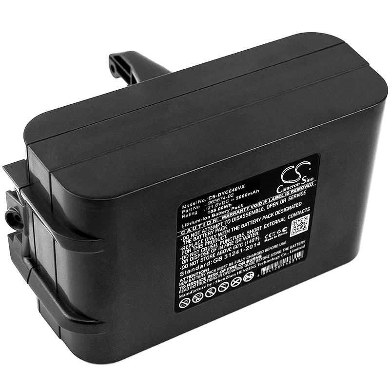 Батарея CameronSino для Dyson DC61 DC62 DC58 DC62 Animal DC74 Animal Absolute V 6 Animalpro 5000mAh / 108.00Wh 965874-02
Батарея CameronSino для Dyson DC61 DC62 DC58 DC62 Animal DC74 Animal Absolute V 6 Animalpro 5000mAh / 108.00Wh 965874-02