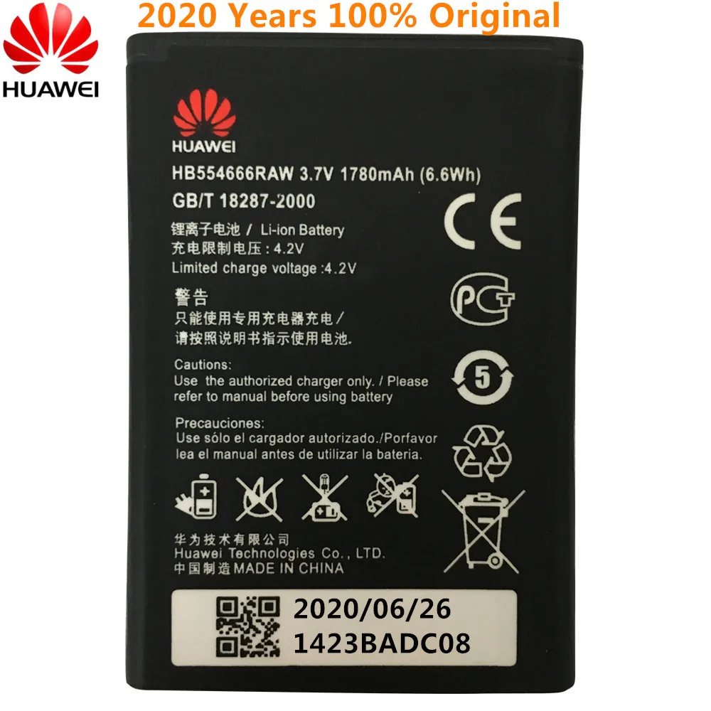 Оригинальный Сменный аккумулятор для телефона Huawei 1500 мАч HB554666RAW Аккумулятор для смартфона Huawei E5375 E5330 E5336 E5372 EC5377
Оригинальный Сменный аккумулятор для телефона Huawei 1500 мАч HB554666RAW Аккумулятор для смартфона Huawei E5375 E5330 E5336 E5372 EC5377