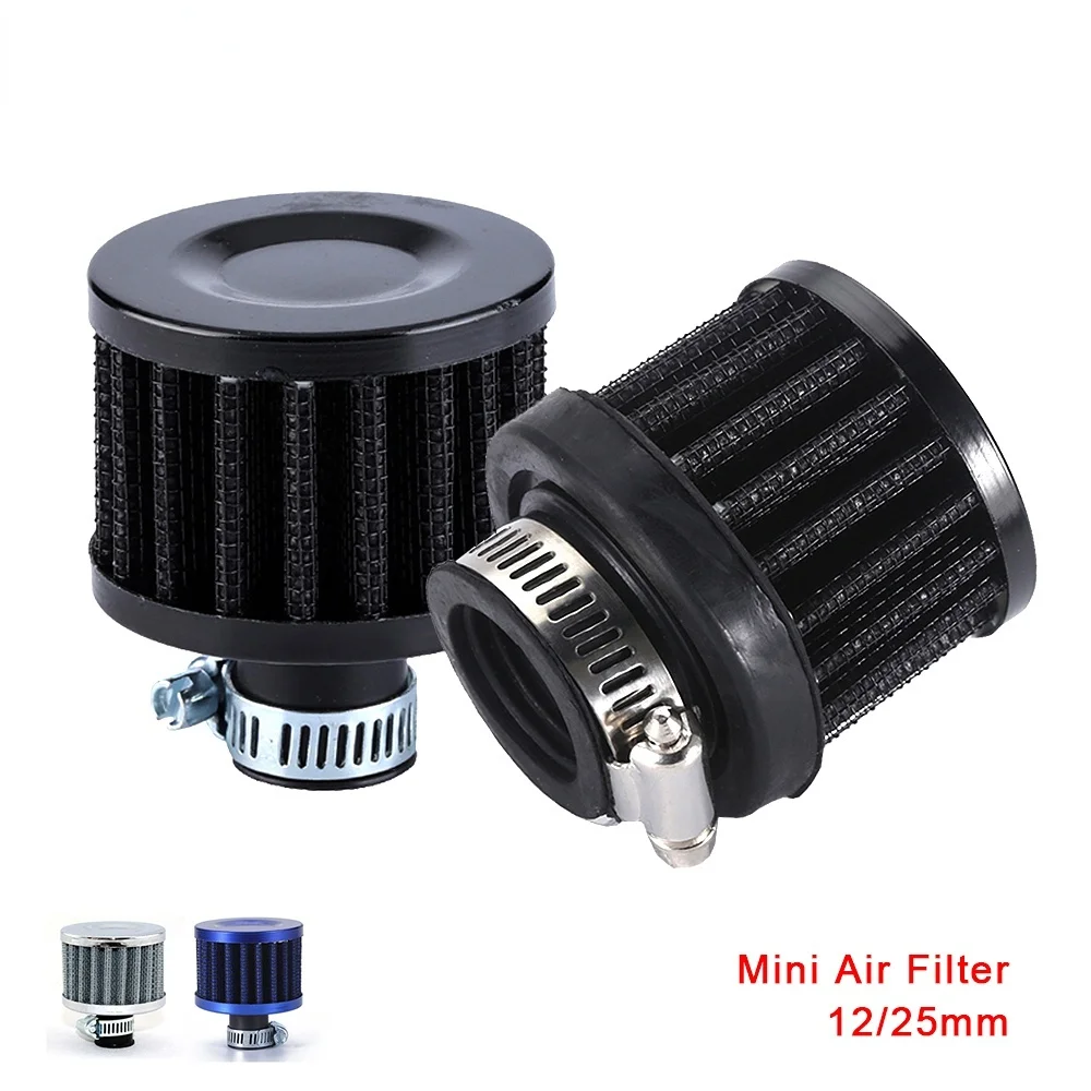 

Universal Car Air Filter 12mm 25mm for Motorcycle Cold Air Intake High Flow Crankcase Vent Cover Mini Breather Filters
