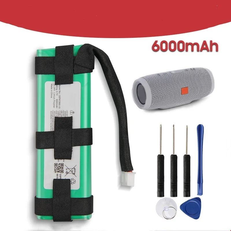 2022 LSM Replacement Battery GSP872693 03 GSP1029102A 6000mAhh For JBL Charge3 Charge 3 Bluetooth Outdoor Speaker Batteries
2022 LSM Replacement Battery GSP872693 03 GSP1029102A 6000mAhh For JBL Charge3 Charge 3 Bluetooth Outdoor Speaker Batteries