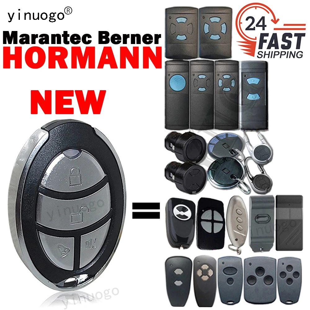 New Hormann Marantec Berner Garage Remote Control HS1 HS2 HS4 Digital D382 D384 868 BHS110 121 868MHz Remote Control Duplicator
New Hormann Marantec Berner Garage Remote Control HS1 HS2 HS4 Digital D382 D384 868 BHS110 121 868MHz Remote Control Duplicator