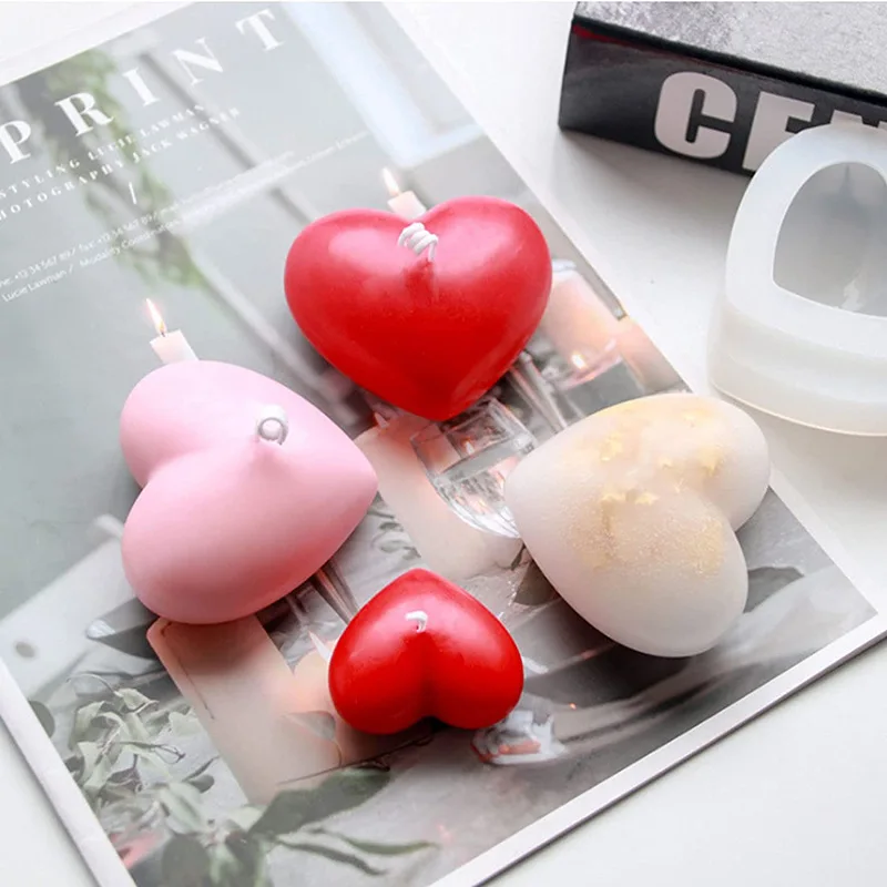 3D Candle Moulds Love Heart Design Silicone Mold DIY Car Pendant Gypsum Plaster Heart Mold Diamond Candle Molds Soap making
3D Candle Moulds Love Heart Design Silicone Mold DIY Car Pendant Gypsum Plaster Heart Mold Diamond Candle Molds Soap making