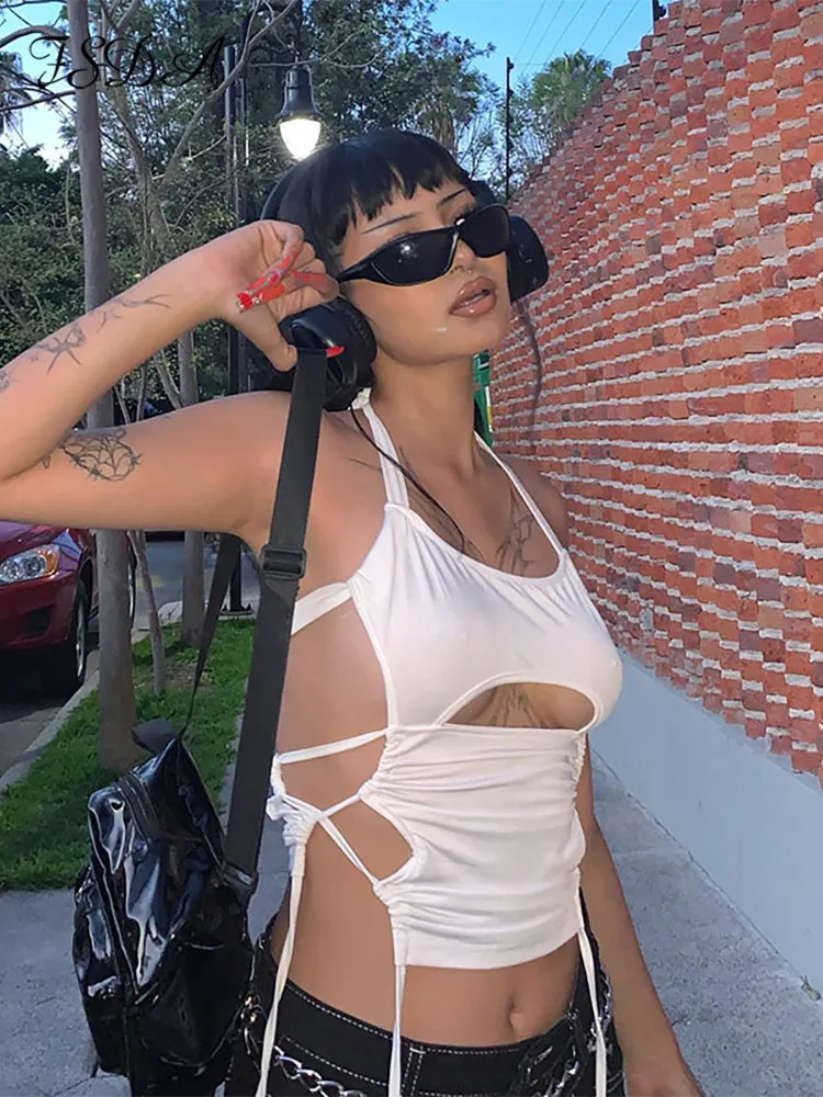 Летний белый укороченный топ с вырезами FSDA 2022, женские сексуальные майки Y2K, топы без рукавов, базовая бандажная повседневная майка с открыт...
Летний белый укороченный топ с вырезами FSDA 2022, женские сексуальные майки Y2K, топы без рукавов, базовая бандажная повседневная майка с открыт...