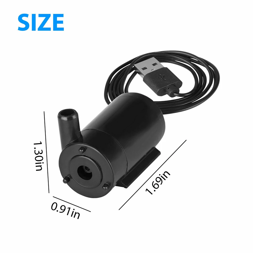 

Water Pump Submersible Water Pump Energy Saving Micro Mini Submersible Pump Super Sound-off USB DC Low-voltage 5V 1.0A