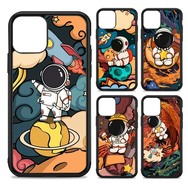 Cute Astronaut Phone Case Silicone PC+TPU Case for iPhone 11 12 13 Pro Max 8 7 6 Plus X SE XR Hard Fundas
Cute Astronaut Phone Case Silicone PC+TPU Case for iPhone 11 12 13 Pro Max 8 7 6 Plus X SE XR Hard Fundas