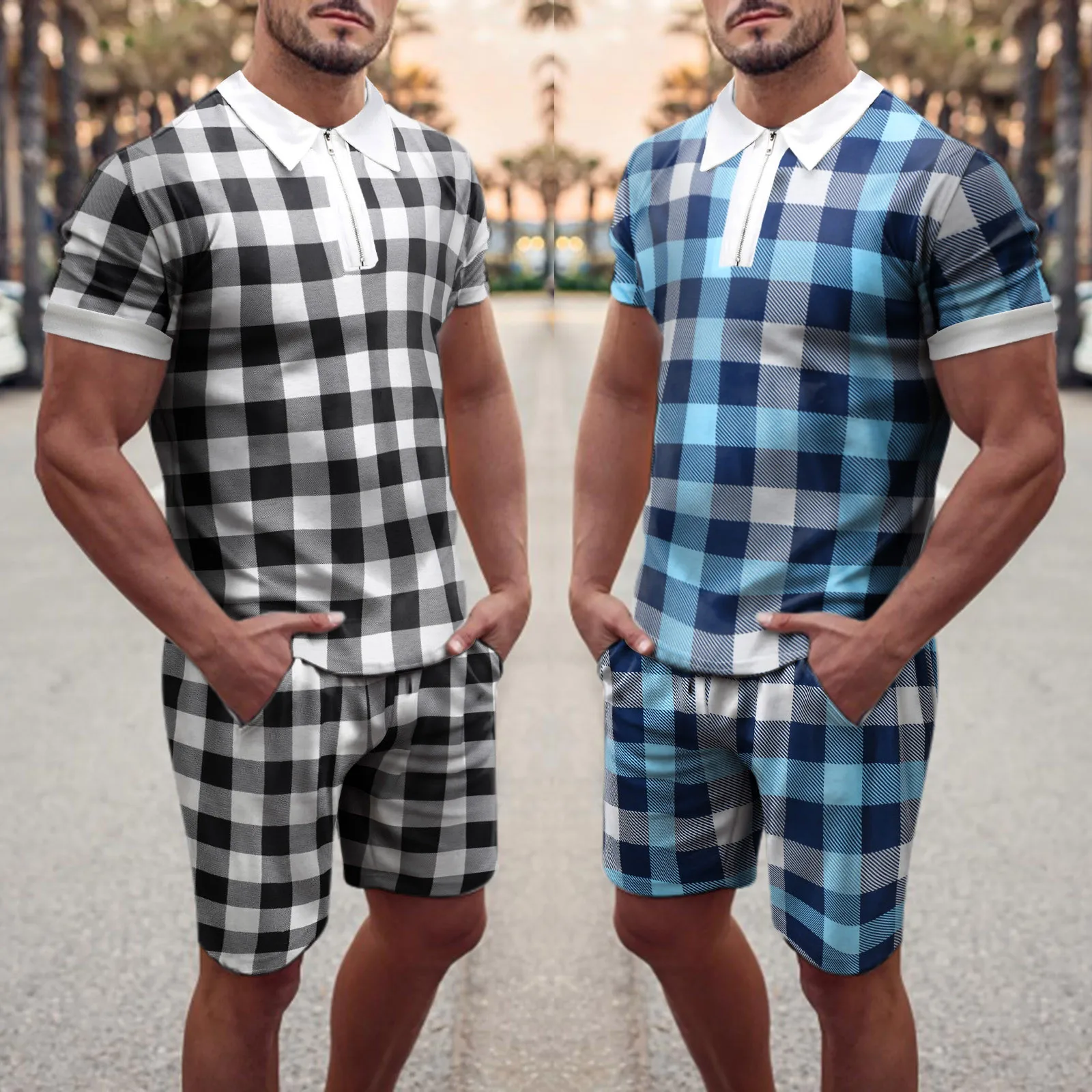 Men 2 Piece Set Summer Shorts Set Man Printed Shirt and Shorts Set Beach Wear Board Shorts Hawaiian Shirt Set Fashion Clothing
Men 2 Piece Set Summer Shorts Set Man Printed Shirt and Shorts Set Beach Wear Board Shorts Hawaiian Shirt Set Fashion Clothing