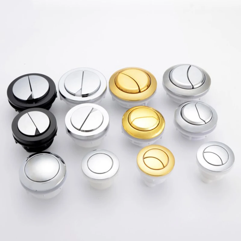 Dual Flush Toilet Tank Button 38mm/48mm/58mm Round Toilet Push Buttons Flush Valves Switch Bathroom Accessories
Dual Flush Toilet Tank Button 38mm/48mm/58mm Round Toilet Push Buttons Flush Valves Switch Bathroom Accessories