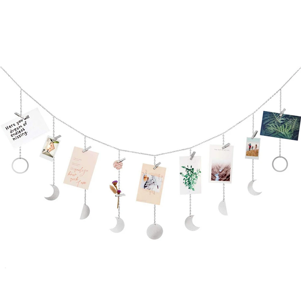 Moon Shining Phase Garland Decoration Chains Gold Wall Hanging Ornaments Convenient Apartment Background Wall Decoration
Moon Shining Phase Garland Decoration Chains Gold Wall Hanging Ornaments Convenient Apartment Background Wall Decoration