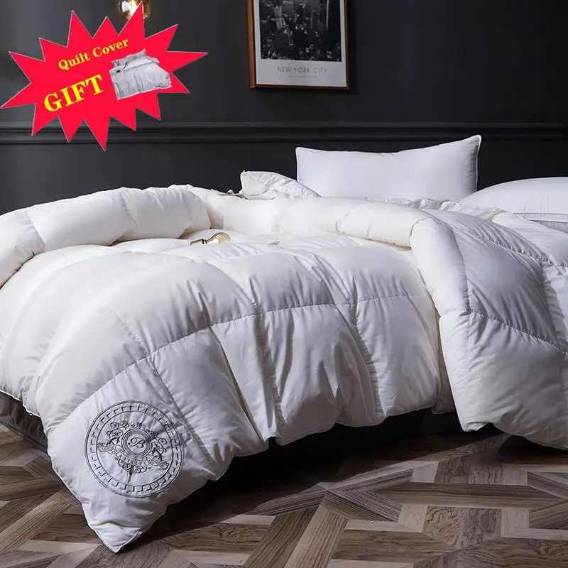 Premium Duvet, Goose Down Quilt, Bedding, All Seasons Soft and Comfortable 100% 95 White Goose Down Fill Thick Quilt
Premium Duvet, Goose Down Quilt, Bedding, All Seasons Soft and Comfortable 100% 95 White Goose Down Fill Thick Quilt